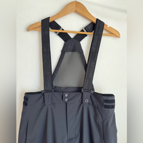 Spyder Insulated Thinsulate Men’s Ski Bib Snow Pants size Medium 50 EUC - Picture 2 of 16